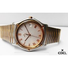 Men's Ebel Sport Classic Wave Two Tone Watch