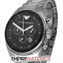 Mens Emporio Armani Chrono Watch - Rrp Â£295.00