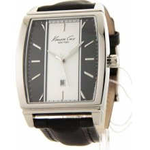 Mens Kenneth Cole NY Leather Date New Watch KC1842 ...