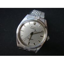 Mens Rare ROLEX Oyster Perpetual Chronometer Circa 1950s, Caliber 6614, Stainless