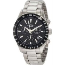 Mens Swiss Made Rotary Gb00055/04 Stainless Steel Bracelet Chronograph