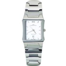 Mens Swiss Tungsten Diamond White Dial 29x34mm Watch Xwa1931