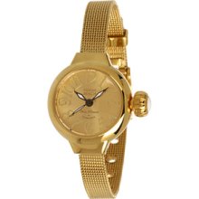 Miami Beach by Glam Rock Art Deco 26mm Gold Plated Mesh Watch - MBD27146 Watches : One Size