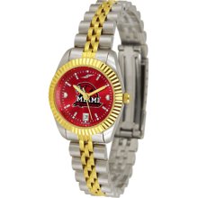 Miami Ohio Redhawks Executive AnoChrome-Ladies Watch