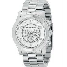 Michael Kors Chronograph Oversized Chronograph Stainless Steel Watch Mk8086