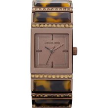 Michael Kors Erin Tortoise And Espresso Ladies Watch MK4267