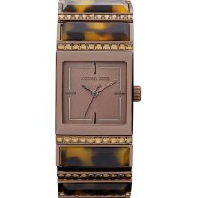 Michael Kors Erin Tortoise And Espresso Women's Watch MK4267