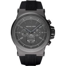 Michael Kors Men's Gun Metal Black Dial Watch MK8206