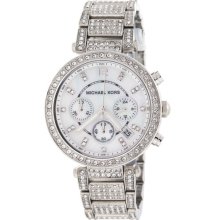 Michael Kors Mk5572 Stainless Steel Chronograph Quartz Ladies Watch