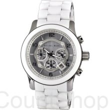 Michael Kors Oversized Runway Chrono Mk8108 | Silver Dial | Date | 100m |