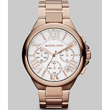 Michael Kors Rose Goldtone Stainless Steel Chronograph Watch - Rose Gold