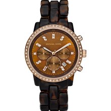 Michael Kors Watches Ladies Showstopper Tortoise Glitz