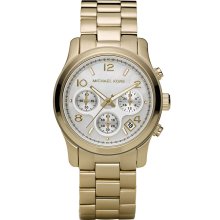 Michael Kors Women's Goldtone Mother Of Pearl Dial Watch MK5305