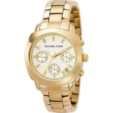 Michael Kors Women's Goldtone Gold Dial Watch MK5132