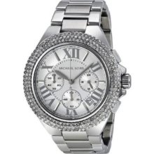 Michael Kors Women's Mk5634 Camille Silver Watch With Case And Tag 43 Millim