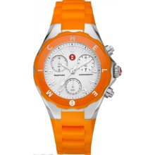 Michele 'Tahitian Jelly Bean' 40mm Watch Orange MWW12F000019