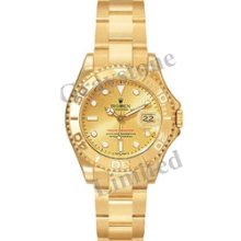 Midsize Rolex Oyster Perpetual Yacht-Master 35mm Watch - 168628_Champ