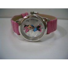 Minnie Mouse Watch By Disney, With Pink Strap, Min003