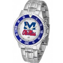 Mississippi Rebels Competitor Steel Watch Sun Time