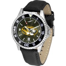 Missouri Tigers Competitor AnoChrome Poly/Leather Band Watch