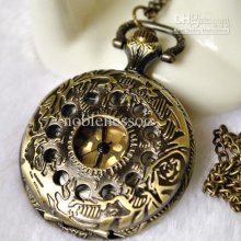 (mixture Model) Antique Vintage Quartz Locket Pocket Watch Pendant N