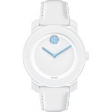 Movado Bold Mid-Size Crystal Muesum Watch