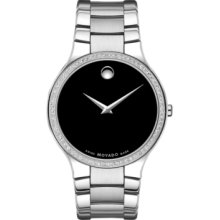 Movado Men's Serio Black Dial Watch 0606384