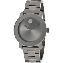 Movado Watches Bold Gray Dial Gray Ion Plated Stainless Steel Gray Ion