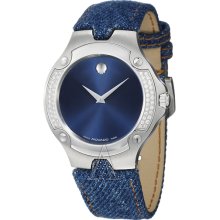 Movado Women's Sports Edition Denim Diamond Watch