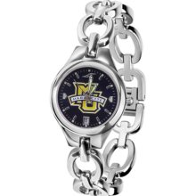 MU Golden Eagles watches : Marquette Golden Eagles Ladies Stainless Steel Eclipse AnoChrome Watch