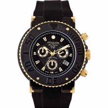 Mulco MW3-70601-025 Stainless Steel Chrono Black Dial Unisex Watc ...