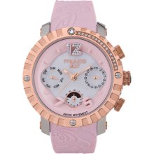 Mulco Nuit Lace Pink Swiss Movement Rubber Unisex Watch MW5-1622-813