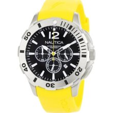 Nautica BDF 101 N16566G Men's Yellow Resin Watch