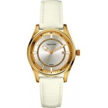 Nautica Lady Nct 500 Mid Size Fashion Watch +warranty A12593m