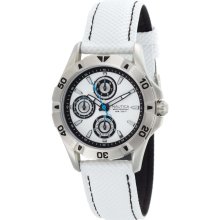 Nautica N13565M NST 06 Silver Dial White Polyurethane Women's Watch