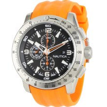 Nautica N17568G NST 101 Orange Resin and Black Dial Men's Watch