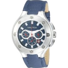 Nautica N25509G NCS-100 Blue Polyurethane Strap Chronographgraph Watch