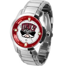 Nevada Las Vegas UNLV Rebels Titan Watch - Stainless Steel Band - TITAN