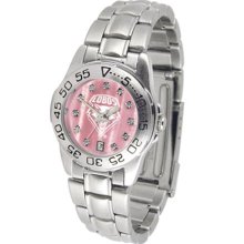 New Mexico Lobos UNM Womens Pearl Sports Watch