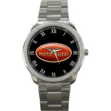 New Rare Moto Guzzi Logo Sport Metal Watch Fit Your T-shirt