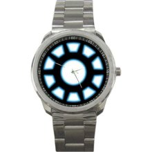 New Tony Stark Arc Reactor Iron Man Sport Metal Watch