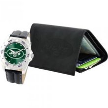 New York Jets Watch and Wallet Gift Set