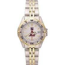 New York Mets watches : New York Mets Ladies Stainless Steel All-Star Watch