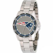 NFL Watches - Men's New England Patriots Stainless Steel NFL Watch