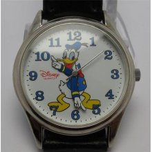 Nice Big Dial Donald Duck Quartz Watch.must Lk Vintage Collectible Watch