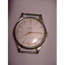 Nice Vintage Mens HARVESTER Swiss made Watch w/Aluminum Back UFIX