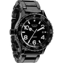 Nixon Ceramic 42-20 Watch - Men's All Black, One Size