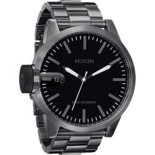 Nixon Chronicle SS Watch in All Gunmetal/Black