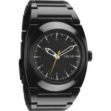 Nixon Don II Watch All Black/orange Os