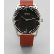 Nixon Mellor Leather Watch : Black One Size M_acc_watches